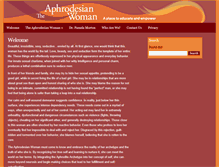 Tablet Screenshot of aphrodesianwoman.com